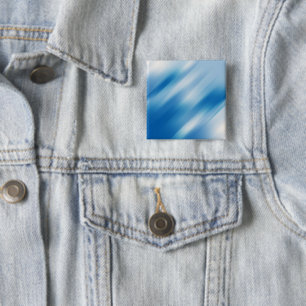 Blue topaz 2 inch square button