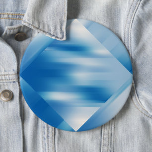 Blue topaz 6 inch round button