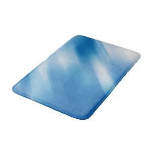 Blue topaz bath mat
