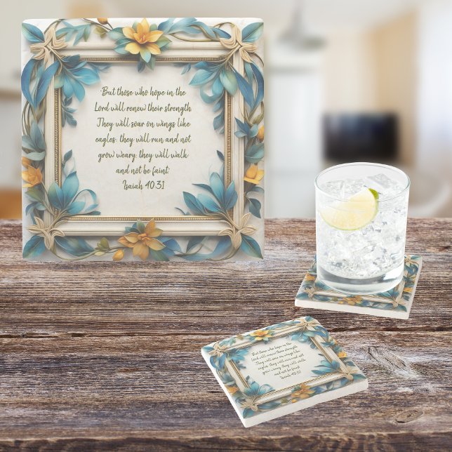 Blue Topaz Blossom Frame Tile (Creator Uploaded)