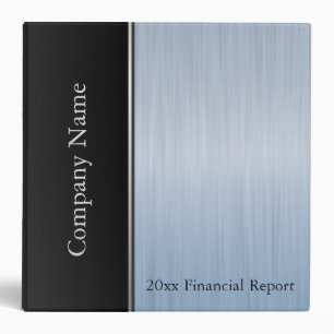 Blue Topaz Brush Steel Company Style Binder