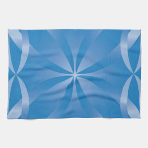 blue topaz pattern kitchen towel