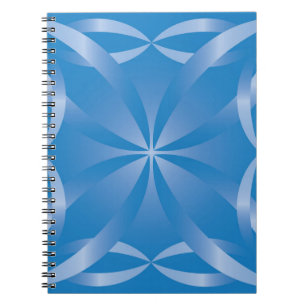 blue topaz pattern notebook