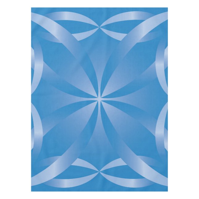 blue topaz pattern tablecloth (Front)