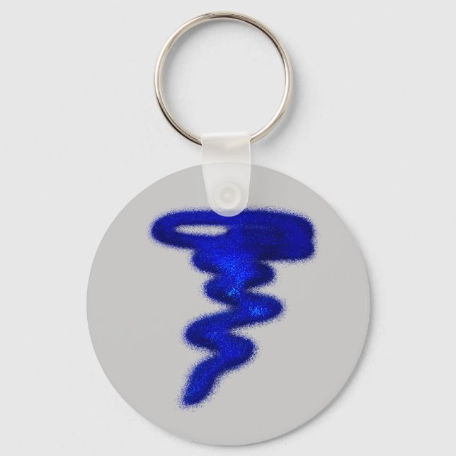 Blue Tornado Keychain (Front)