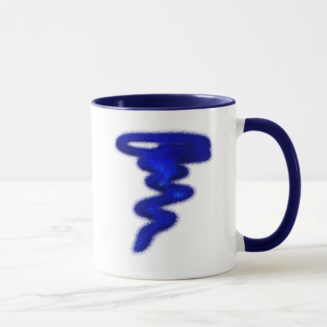 Blue Tornado Mug (Right)
