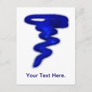 Blue Tornado Postcard