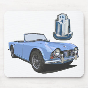 Blue TR4 Mouse Pad
