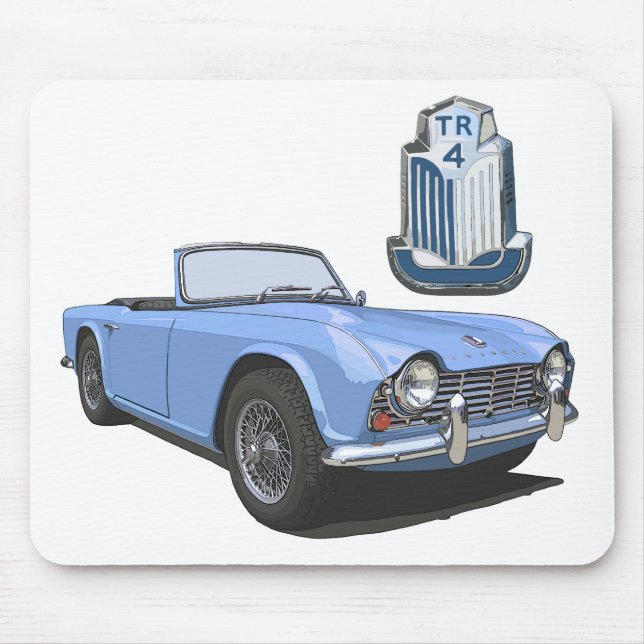 Blue TR4 Mouse Pad (Front)