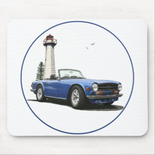 Blue TR6 Mouse Pad