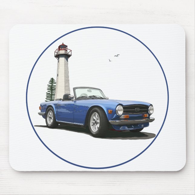 Blue TR6 Mouse Pad (Front)