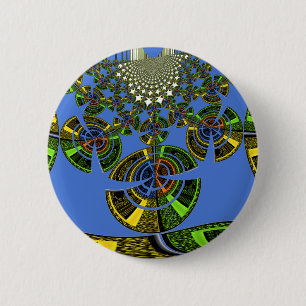 Blue tradition 2 inch round button