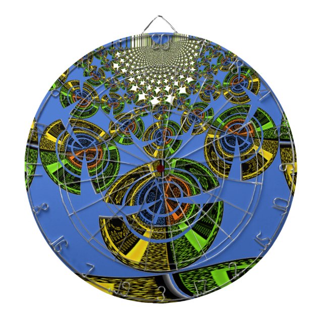 Blue tradition dartboard (Front)