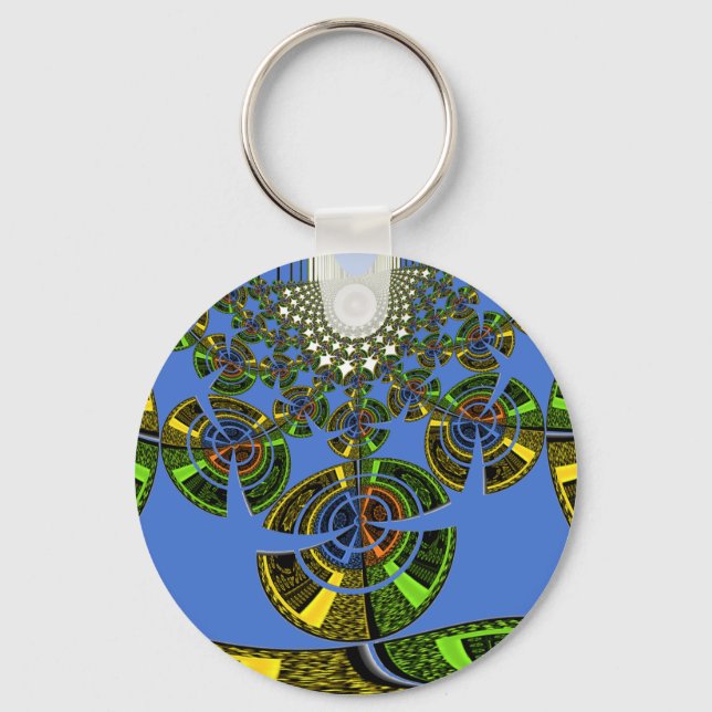 Blue tradition keychain (Front)