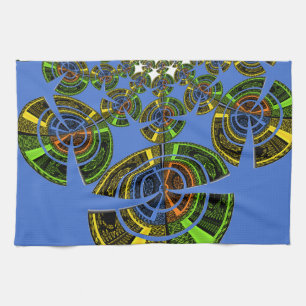 Blue tradition kitchen towel