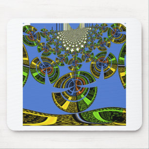Blue tradition mouse pad