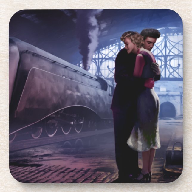 Blue Train Coaster (Front)