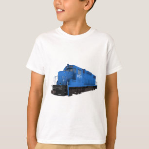 Blue Train Engine: T-Shirt