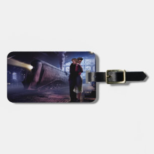 Blue Train Luggage Tag