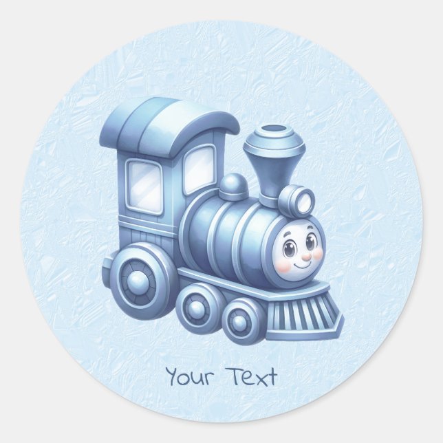 Blue Train Sticker (Front)