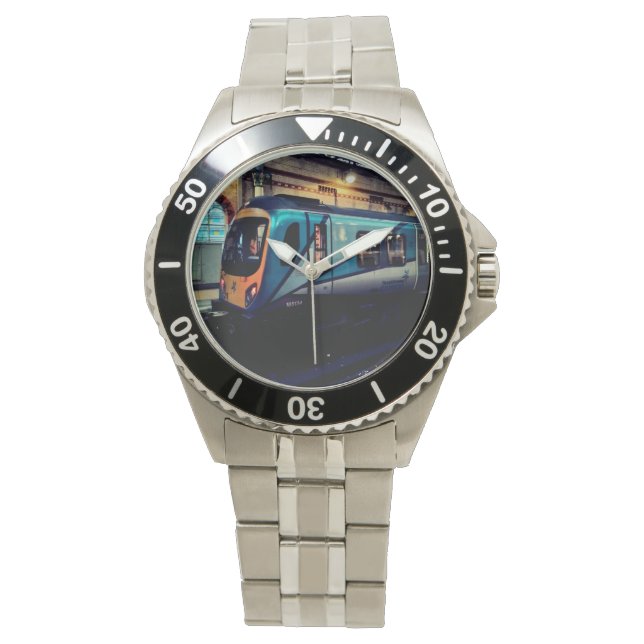 Blue train watch (Front)