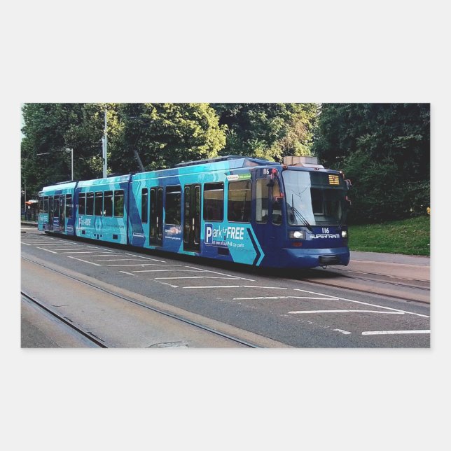 Blue tram sticker (Front)