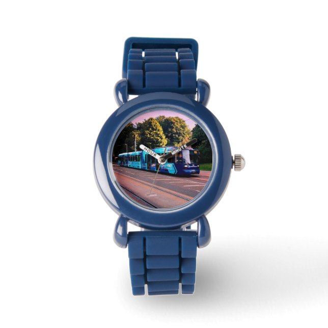 Blue tram watch (Front)