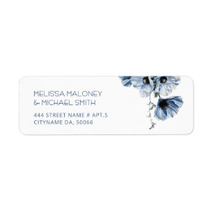 Blue Transparent Fine Art Flowers 