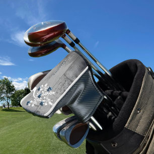 Blue Tree of Hearts Personalized Golf Head Cover