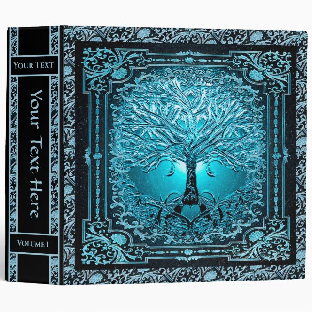 Blue Tree of Life Inner Light Binder (Front/Spine)