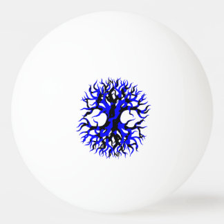 Blue Tree of Life Ping Pong Ball