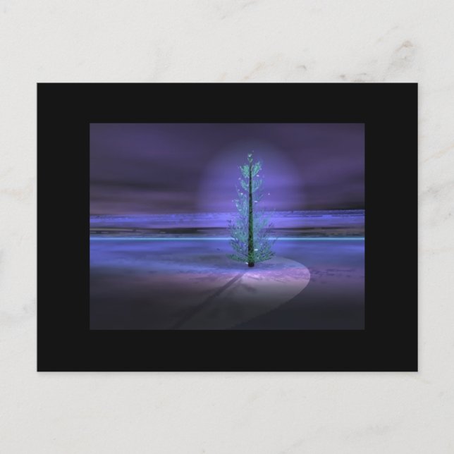 Blue Tree Postcard (Front)