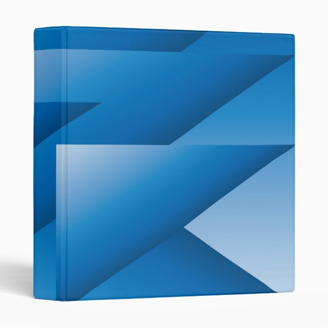 Blue triangles binder (Front/Spine)