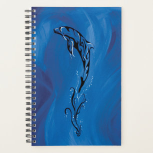 Blue Tribal Dolphin Planner