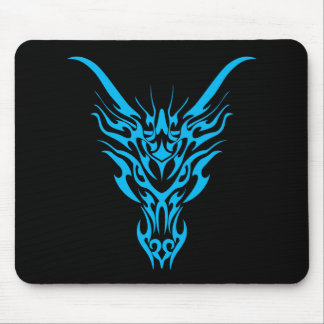 Blue Tribal Dragon Mousepad
