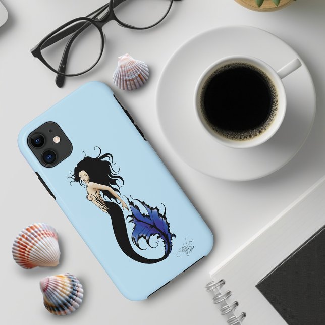 Blue Tribal Mermaid Case-Mate iPhone Case (Creator Uploaded)