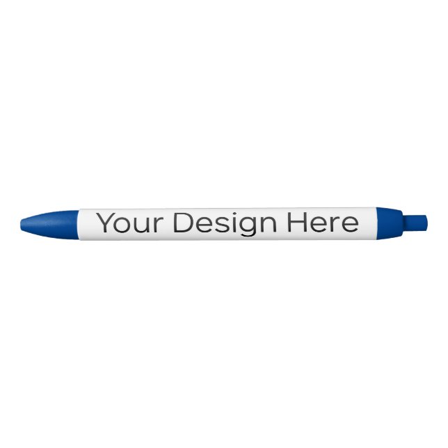 Blue Trim Pen with Black Ink (Front)