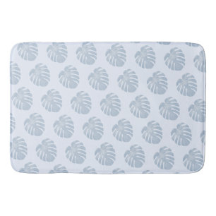 Blue Tropical Bath Mat