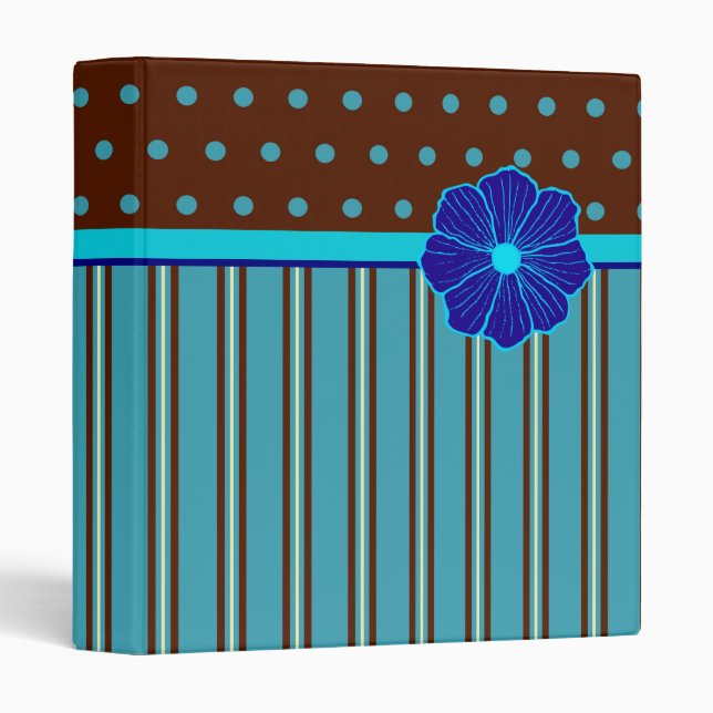 Blue Tropical Binder (Front/Spine)