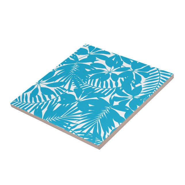 Blue tropical tile (Side)