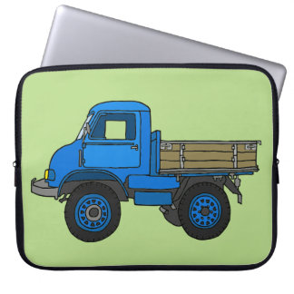Blue truck laptop sleeve