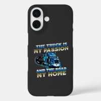 Blue Truck Speed Road Passion Home Driver Design