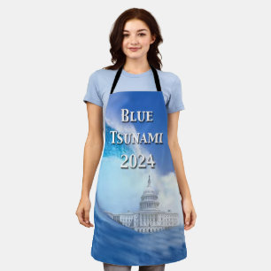 Blue Tsunami Election 2024 Apron