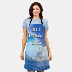Blue Tsunami Election 2026 Apron