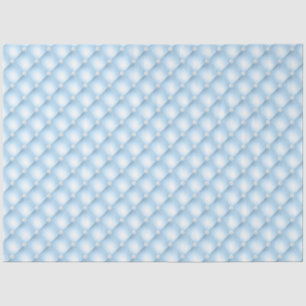 Blue Tufted Pearls Tissue Paper