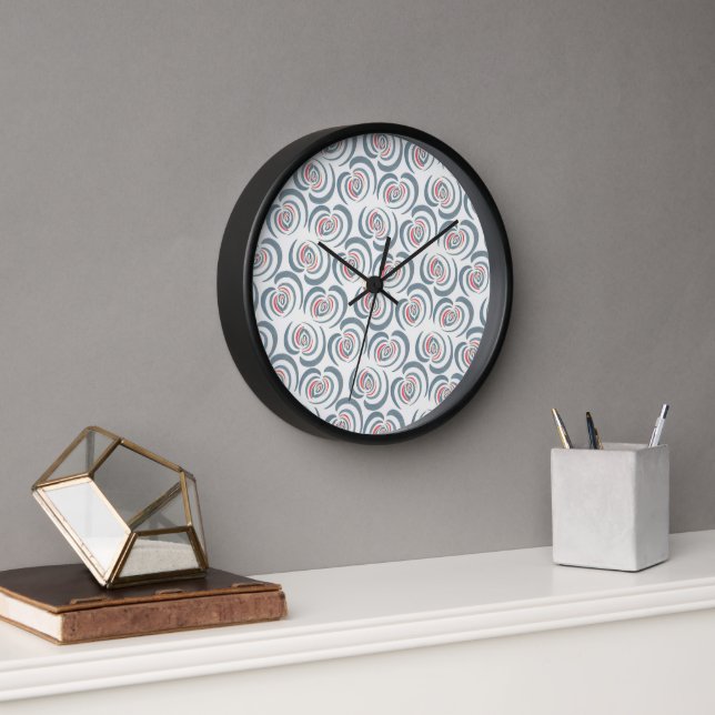 Blue tulip clock (Office)