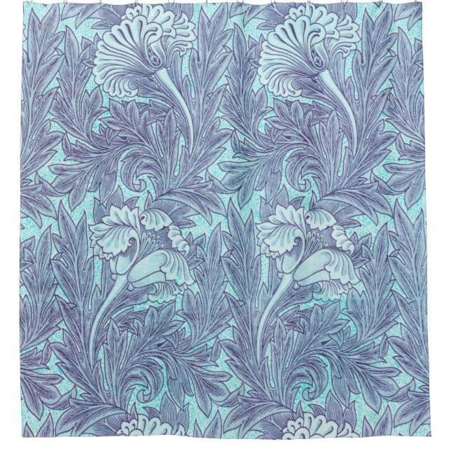 Blue Tulip Pattern By William Morris (Front)