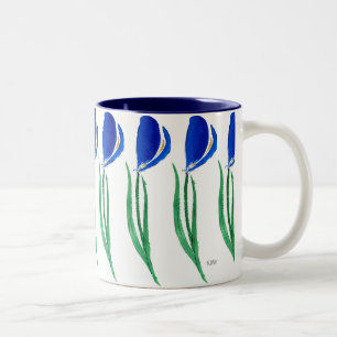 Blue Tulips Mug