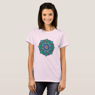 Blue-Turquoise Mandala Classic T-Shirt