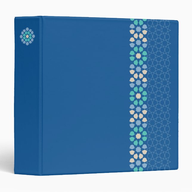 Blue Turquoise Tranquility Binder (Front/Spine)